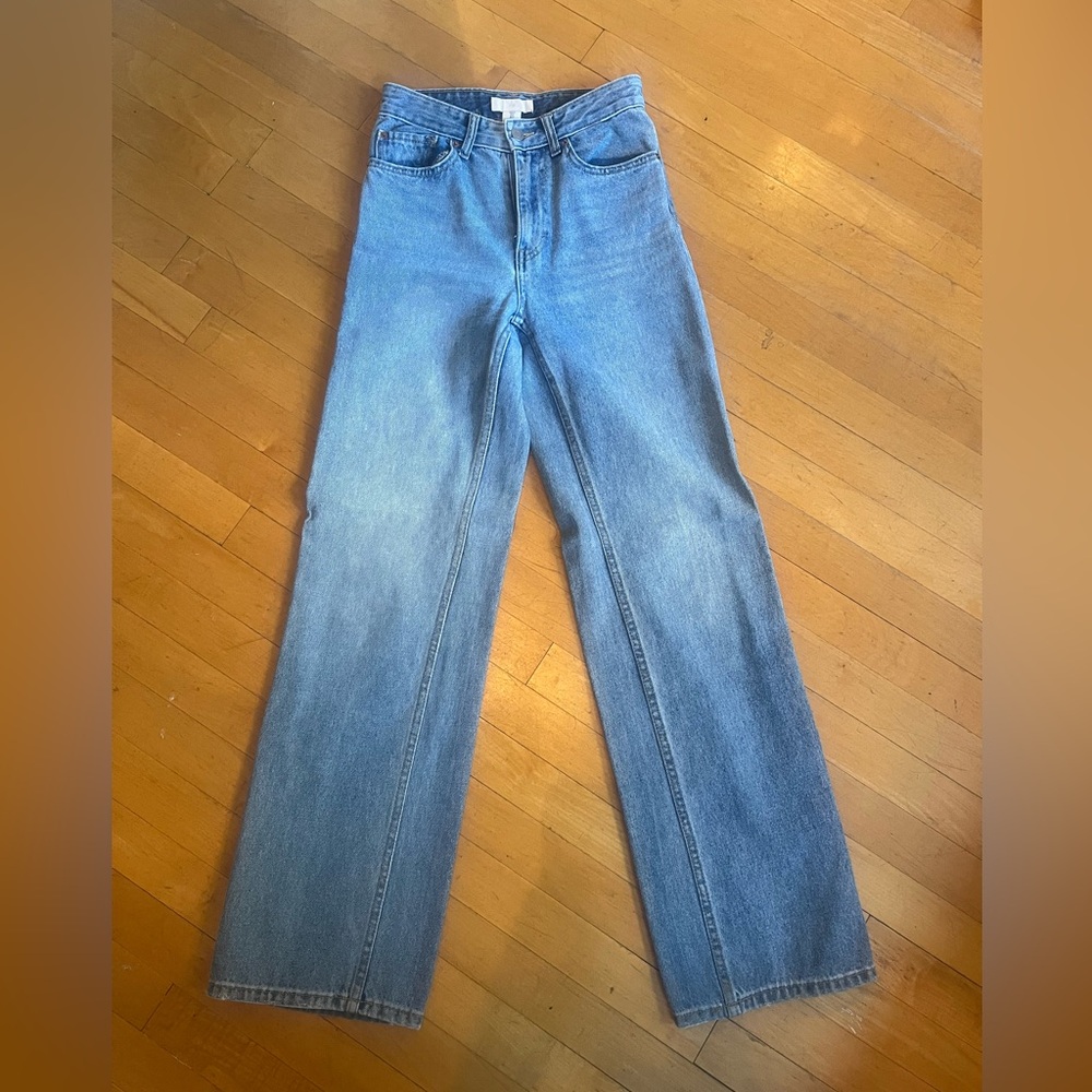 Classic Blue wide leg H&M Women's Jeans size 2